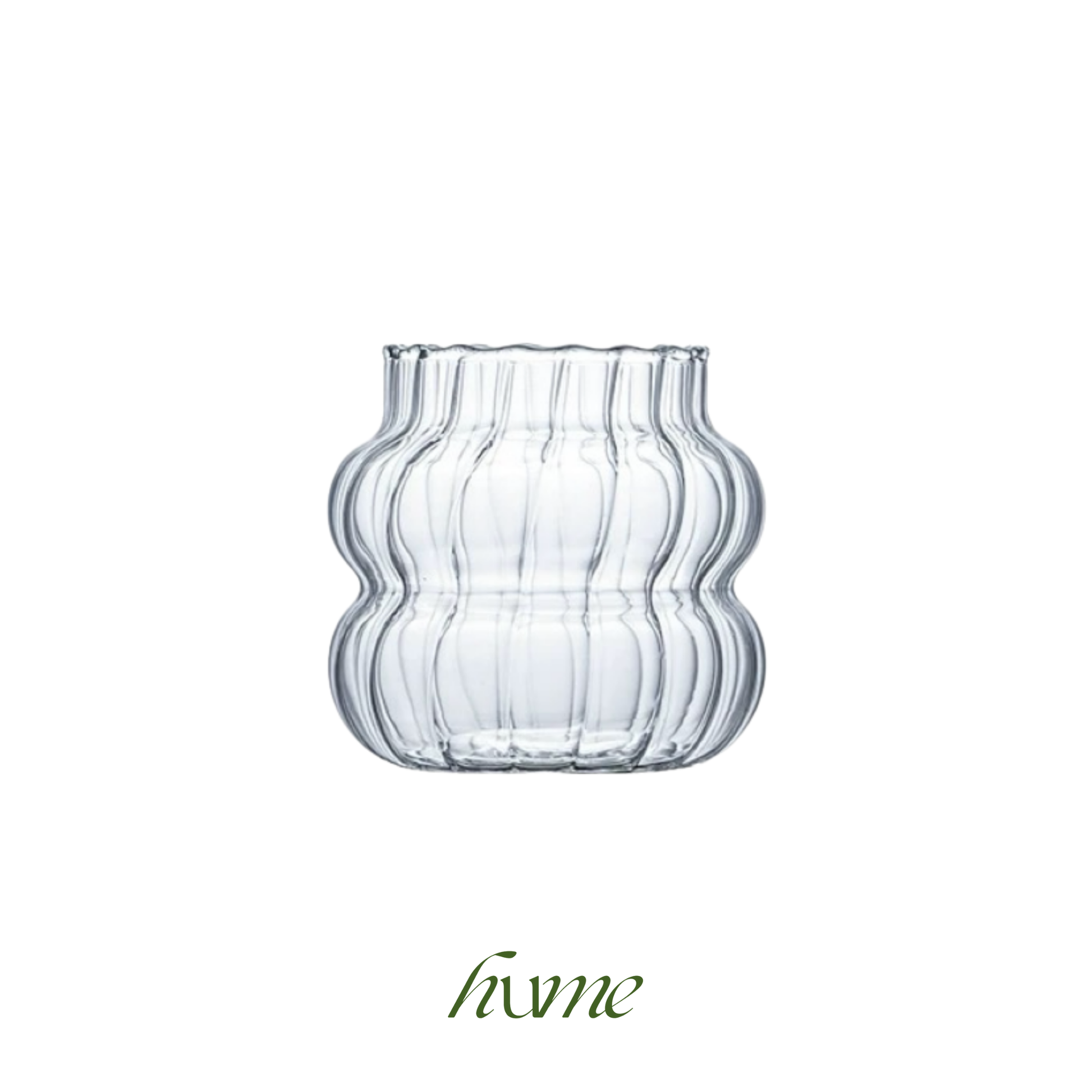 Ripple Bubble Glass - Short (410ML)