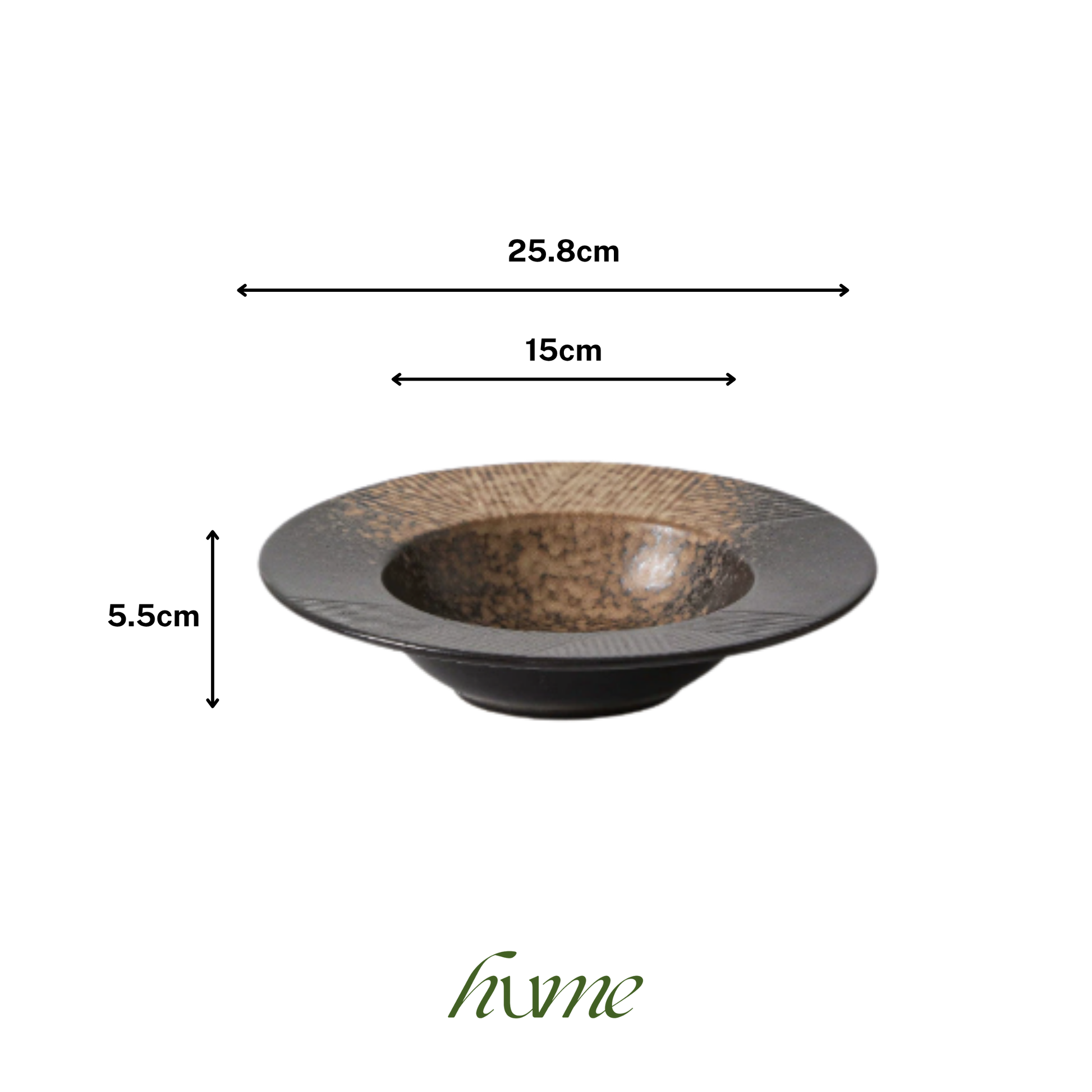 Brown Hat Plate 10"
