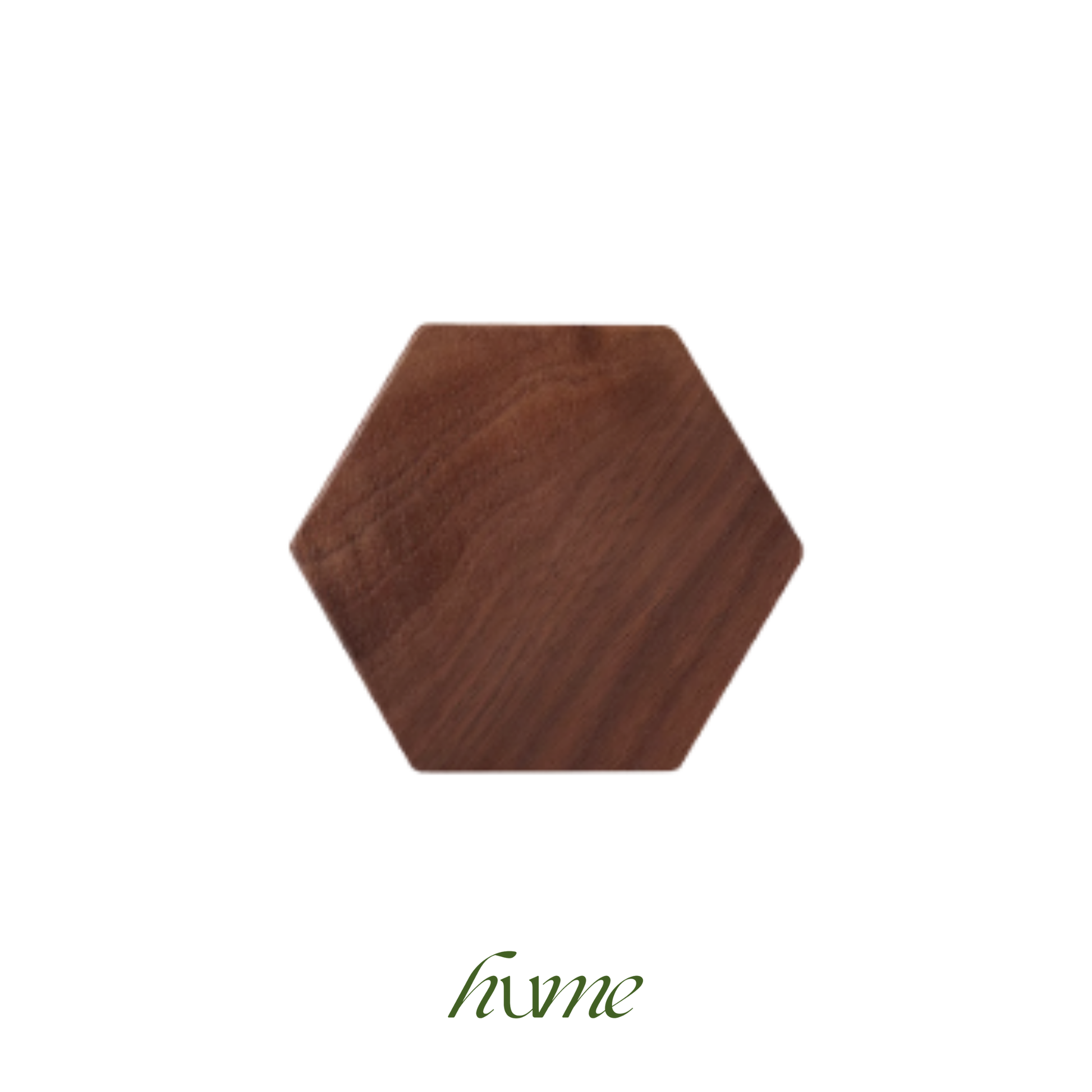 Walnut Hex Coaster (3pcs Set)