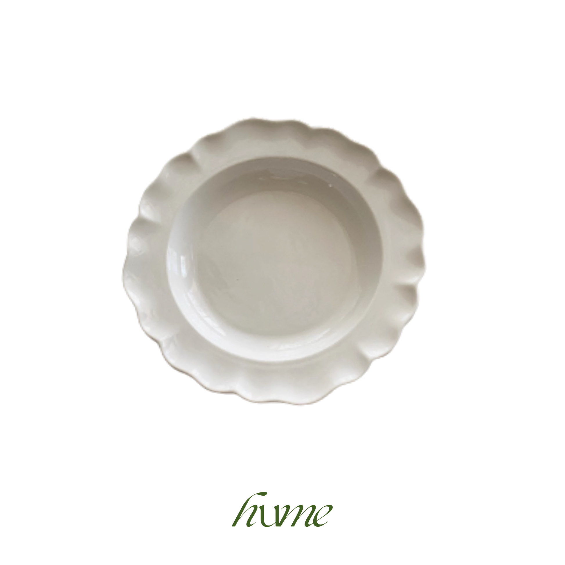 Scallop Round Plate 6"
